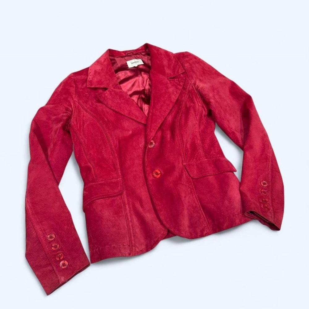 Neimun Marcus Red Blazer Jacket - image 1